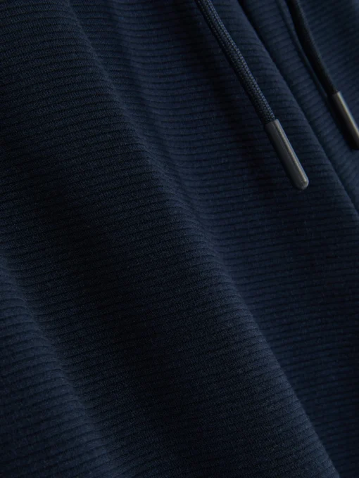 Ottoman Ribbed Pajama Shorts
