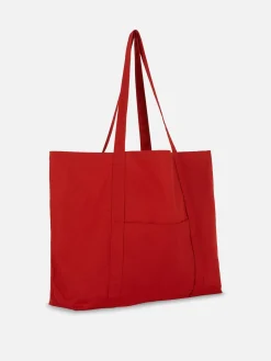 Oversized Canvas Shopper