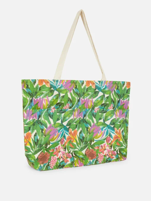 Oversized Floral Shopper