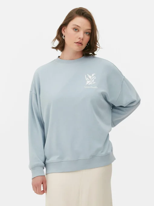 Oversized Graphic Sweatshirt