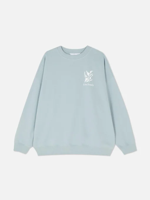 Oversized Graphic Sweatshirt