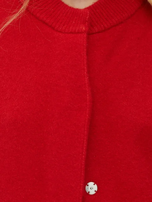 Oversized Knit Bomber Jacket