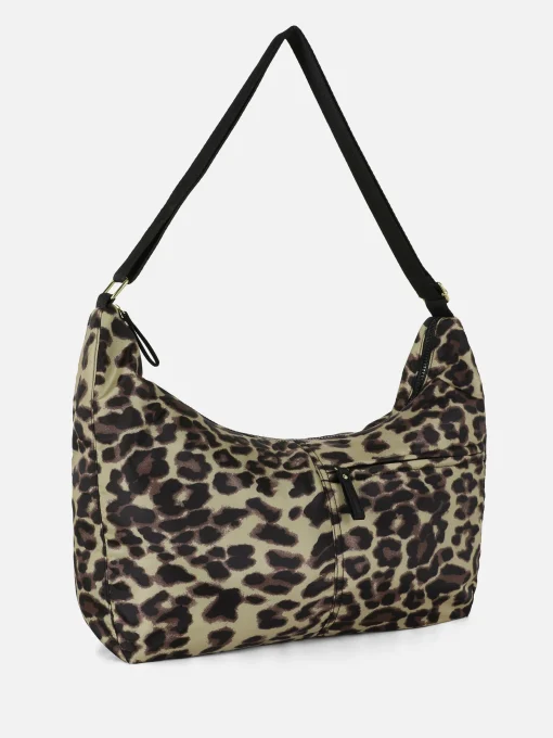 Oversized Leopard Sling Bag