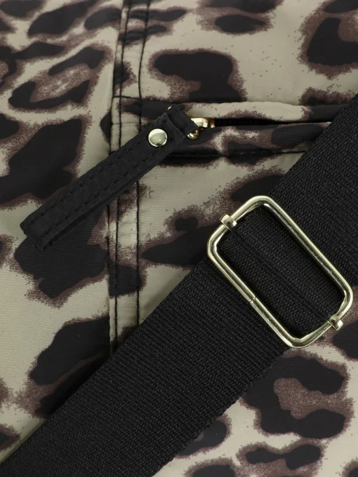 Oversized Leopard Sling Bag