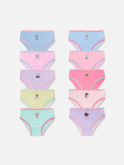 10-Pack Animal Print Briefs