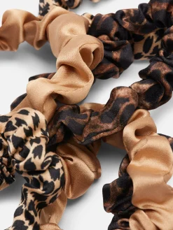 6-Pack Animal Print Micro Scrunchies