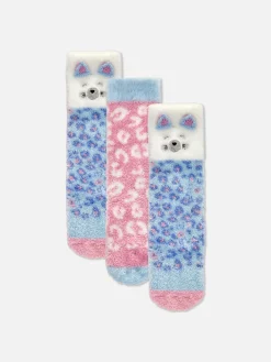 2-Pack Animal Spot Cozy Socks