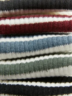 5-Pack Ankle Stripe Sports Socks