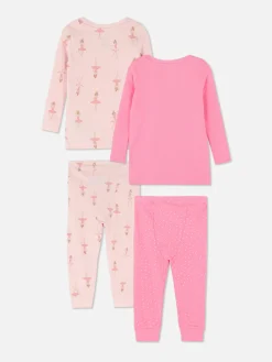 2-Pack Ballerina Graphic Pajamas