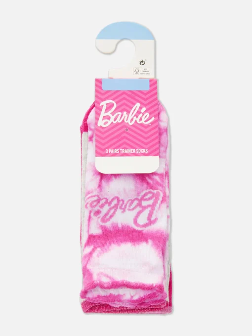3-Pack Barbie Sneaker Socks