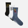 3-Pack Basquiat Crew Socks
