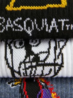 3-Pack Basquiat Crew Socks
