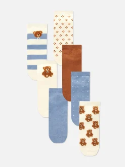 7-Pack Bear Crew Socks