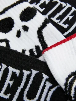 2-Pack Beetlejuice Crew Socks