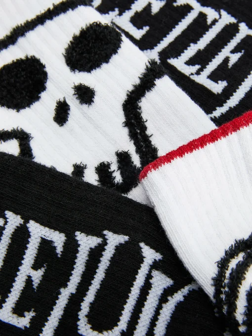 2-Pack Beetlejuice Crew Socks