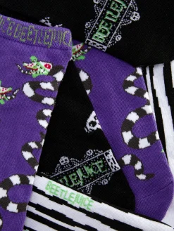 3-Pack Beetlejuice Trainer Socks