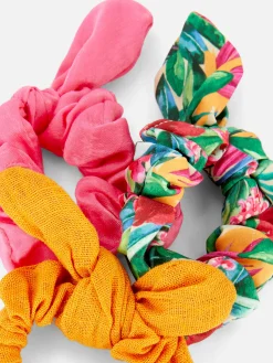 3-Pack Bow Hair Scrunchies