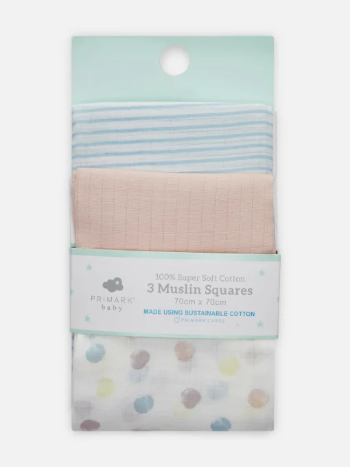 3-Pack Burp Cloths
