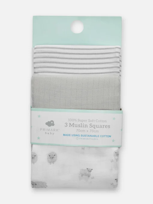 3-Pack Burp Cloths