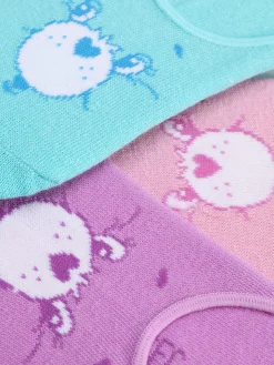 3-Pack Care Bears Invisible Socks