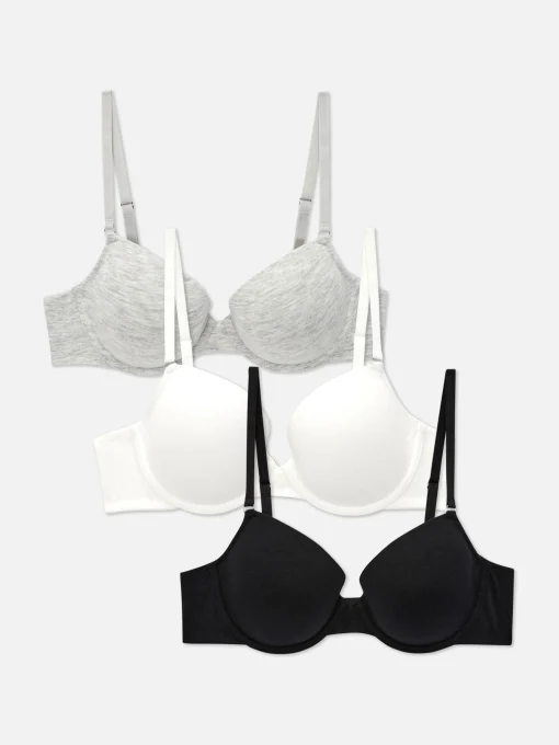 3-Pack Classic T-Shirt Bras