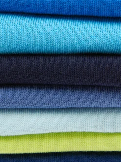 7-Pack Color Block Ankle Socks