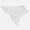 5-Pack Cotton Thongs