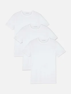 3-Pack Crew Neck Cotton T-shirts