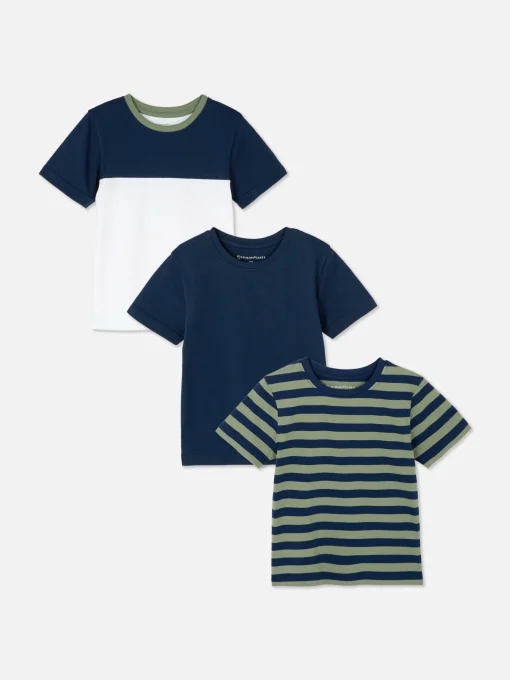 3-Pack Crew Neck T-shirts