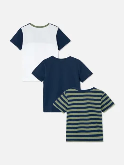 3-Pack Crew Neck T-shirts