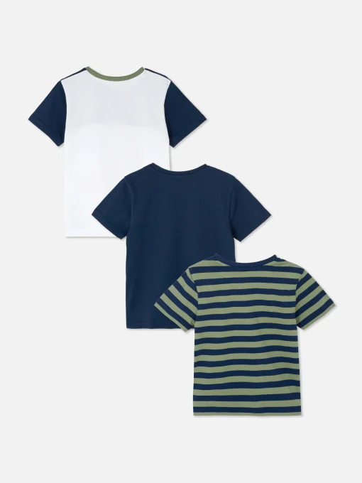 3-Pack Crew Neck T-shirts