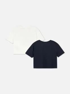 2-Pack Cropped T-shirts
