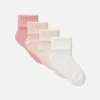 4-Pack Cuffed Baby Ankle Socks