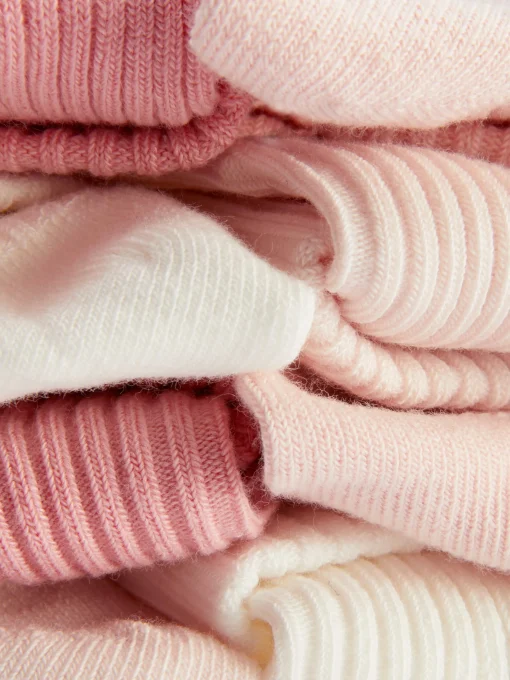 4-Pack Cuffed Baby Ankle Socks