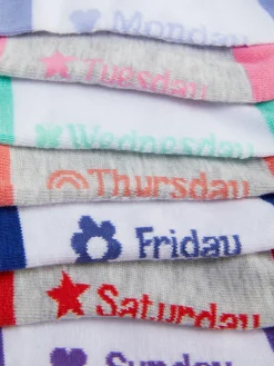 7-Pack Days Of The Week Ankle Socks
