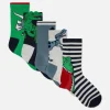 5-Pack Dinosaur Ankle Socks
