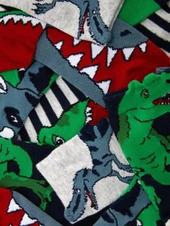 5-Pack Dinosaur Ankle Socks