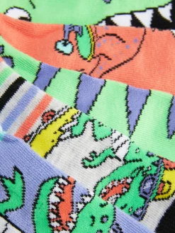 5-Pack Dinosaur Ankle Socks