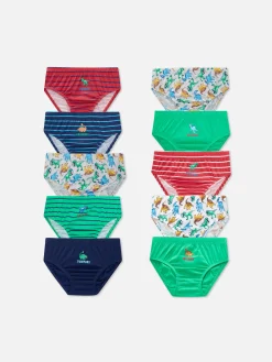 10-Pack Dinosaur Graphic Briefs