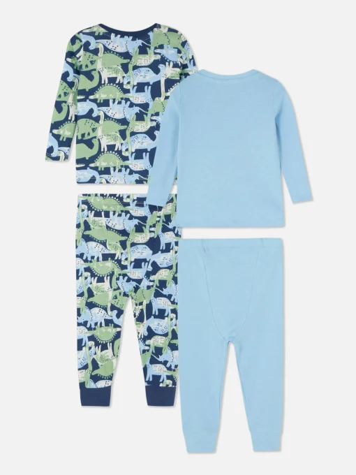 2-Pack Dinosaur Graphic Pajamas