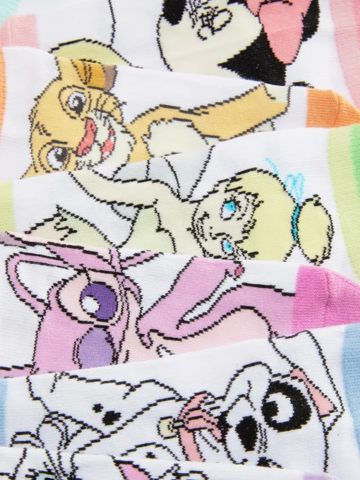 7-Pack Disney Character Ankle Socks