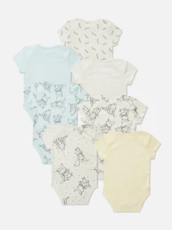7-Pack Disney’s Dumbo Short Sleeve Bodysuits