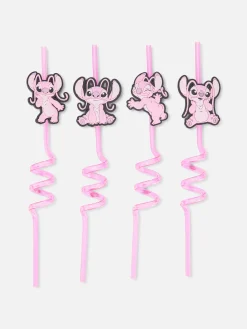 4-Pack Disney's Lilo And Stitch Spiral Straws