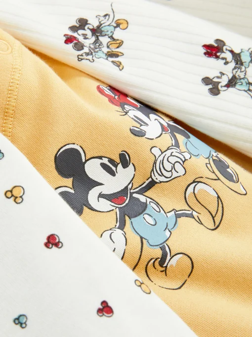 3-Pack Disney’s Mickey And Minnie Mouse Bodysuits