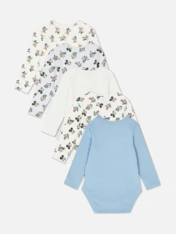 5-Pack Disney’s Mickey Mouse And Friends Bodysuits