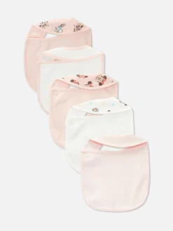 5-Pack Disney’s Minnie Mouse And Daisy Duck Bibs