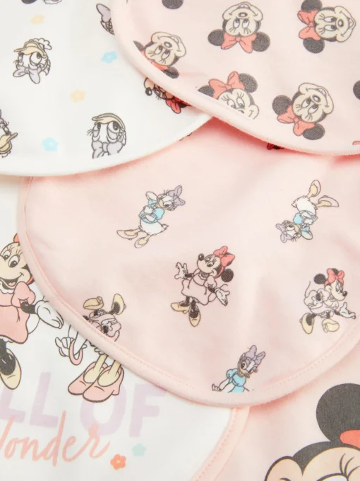 5-Pack Disney’s Minnie Mouse And Daisy Duck Bibs