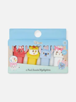 4-Pack Disney’s Munchlings Scented Highlighter Pens
