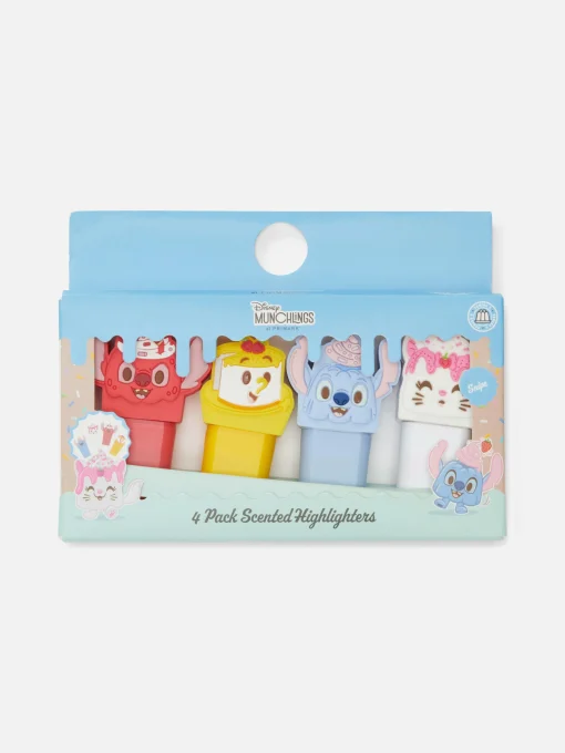 4-Pack Disney’s Munchlings Scented Highlighter Pens