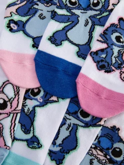 7-pack Disney’s Stitch And Angel Ankle Socks